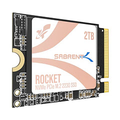 Sabrent 2TB Rocket Q4 2230 M.2 NVMe PCIe 4.0 x4 Gen4 SSD, Up to 5000MB/s,Internal Solid State Drive for Laptop, Surface/Pro, Steam Deck, PS5, ASUS ROG Ally, Dell, HP and Mini PCs (SB-213Q-2TB)