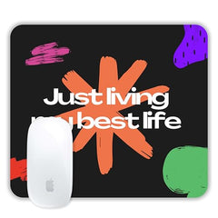 TURTLEWINGS | Mousepad | Inspirational Quote Mousepad – 22x18 cm, 3mm Thick | Abstract Design Non-Slip Rubber Base | Office, Study & Gaming Use | Premium Smooth Surface 3