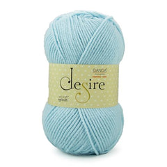 Ganga Acrowool Desire 100% Acrylic Aran Weight Yarn (Pack of 1 ball - 100g) – approx. 200mtr Premium Knitting & Crochet Yarn for Winter Sweaters, Scarves, Blankets | Medium Weight 4, UK 5 (5.5mm) Needle & UK 3 (6.5mm) Hook | Hypoallergenic, Hand Wash…