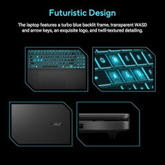 ASUS Gaming V16 (2025) 14th Gen,Intel Core 5 210H Gaming Laptop (RTX 4050-6GB/16GB RAM/512GB SSD/Windows 11 Home/16/144Hz/M365*/Office Home 2024,Matte Black,1.95 Kg),V3607VU-RP550WS