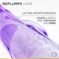 L'Oreal Paris Hyaluron Moisture Shampoo Refill - Hyaluronic Acid, 500ml | 500ml refill for dry, dehydrated hair. Provides 72 hours hydration, leaving hair soft, shiny, & bouncy. Ideal for daily wash.