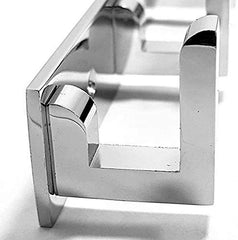 Goldfinch Stainless Steel Classy 6 Pin Cloth Hanger Door Wall Hooks Rail Set for Hanging Clothes, Towel (Pack of 2)