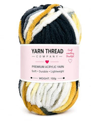 yarn thread company Wool, Plush & Cuddly, Chenille Yarn Supersoft Hand Knitting Wool Ball, (1 Ball/100 Gram Each) Ball Suitable for Craft, Babywear, Baby Blankets, (Parrot Green)