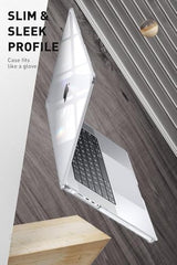 YellowCult Premium Crystal Clear Hard Shell MacBook Cover 13.3 inch Case Compatible MacBook Pro M2 2025, 2024, 2023, 2022-16 Model M1 A2338 A2251 A2289 A2159 A1989 A1708 A1706 Transparent