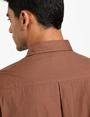 Amazon Brand - Symbol Men's Pack of 2 Cotton Casual Shirt| Regular Fit | Plain | Full Sleeve | Available in Plus Sizes