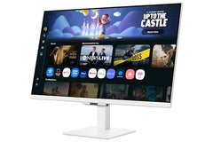 Samsung 27" M5 Smart Monitor with Smart TV Experience (Smartchoice) |FHD 1920 x 1080| Screen Mirroring | IPS Pane l TV Plus| Speakers | Adaptive Sound | Wi-Fi | HDMI |Bluetooth| LS27FM500EWXXL | Black