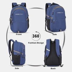 Lavie Sport 46Cm Triumph 29L Laptop Backpack With Rain Cover For Men & Women | Premium Backpack For Boys & Girls,Navy