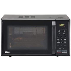 LG 21 L Convection Microwave Oven (MC2146BG, Glossy Black, with Glass Door, 151 Auto Cook Menu, Quartz Heater, Health Plus Menu)
