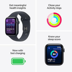 Apple Watch SE 3 GPS 44mm Starlight Aluminium Case with Starlight Sport Band - S/M