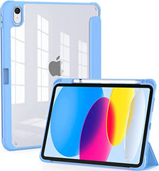 ProElite Case Cover for Apple iPad (A16) 11th/10th Generation (2025/2022), Transparent case Cover with Pencil Holder for iPad 11th/10th Gen 2025/2022, Grey