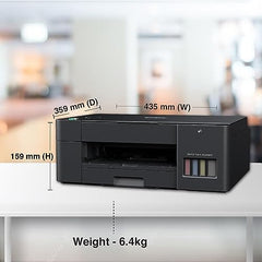 Brother Ink Tank DCP-T236 (New Launch) All in One (Print Scan Copy) Color Home Printer, 27/11 PPM BK/CL, 150 Sheet Paper Tray, Print Upto 7.5K Pages in Black & 5K in Color Each (CMY),Free Installation