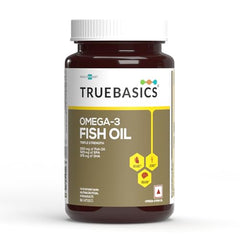 TrueBasics Advanced Multivitamin,60 Tablets + Omega 3 Fish Oil,60 Capsules