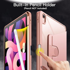 JETech 360° Rotating Case for iPad Air 11" M4/M3/M2 & Air 5/4 10.9", Black