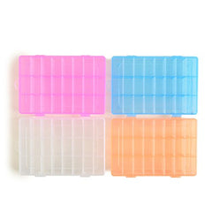 SYGA Grid Cells Multipurpose Plastic Storage Box with Removable Dividers, White