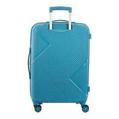 Kamiliant by American Tourister ATHER | Printed Trolley Bag Set of 3 (55+68+79 cms) for Travel|Hard Case Polypropylene (PP) Suitcase|360° 8-Wheel Spinner Luggage Trolley|Combination Lock | Black