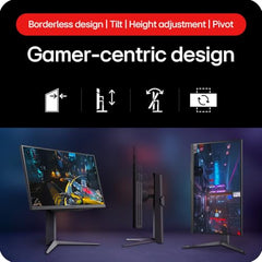 LG 27G610A 68.4 cm (27 Inch) Ultragear QHD (2560x1440) IPS Gaming Monitor, 1ms (GtG), 200Hz, sRGB 99%(Typ.), Anti-Glare, HDR10, AMD FreeSync™, DP, HDMI X 2, Tilt/Swivel/Height/Pivot Adjustable(Black)