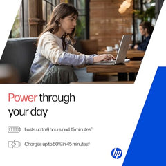 HP 15 Smartchoice, Intel Core Ultra 5 125H 12 TOPS, 24GB DDR5 (Upgradeable) 1TB SSD,Anti-Glare, FHD, 15''/39.6cm,Win11, M365*Office24, Silver, 1.65kg, FD1458TU, FHD Camera w/Shutter, Backlit AI Laptop
