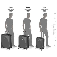 Safari Thorium Royale 8 Wheels Set of 2 Trolley Bags Hard Case Polycarbonate Luggage, TSA Lock, Wet Pouch Organized Interior, Suitcase for Travel, Trolley Bags for International Travel, Vanilla Tan