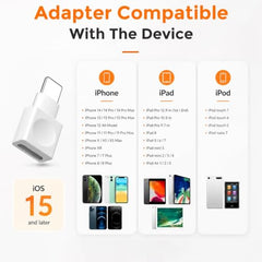 Verilux® Lighting to Type C Earphone Converter with Aluminum Alloy Housing