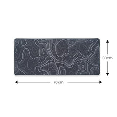 SPIN CART Large Gaming Mouse pad, Long XXL Extended Desk Table Mat Mousepad for Laptop PC Computer (Abstract Blue)