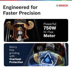 BOSCH TrueMixx 750 W Mixer Grinder, 750W 3 Jar Green MG4413C4GI