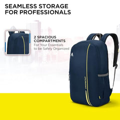 Aristocrat Nova 15L Laptop Backpack (15.6"), 2 Compartments, Dark Blue
