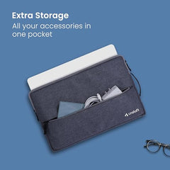 Craloft Laptop Sleeve Cover Bag for 16 Inch MacBook Pro – Slim, Water-Resistant & Protective Case – Perfect for Office & Travel Use (Grey_L25)