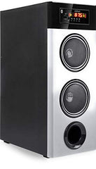 TRONICA Ridham 90W Bluetooth DJ Tower Speaker | High Bass Party Home Theater System with 6" Side-Firing Subwoofer | Wired Mic, USB, SD Card, FM, AUX, TV & Laptop,Remote | Wireless Music Streaming