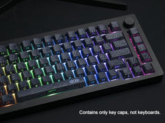 dagaladoo Cute PBT keycaps,Coffee Cat, XDA Profile Keyboard Keycaps