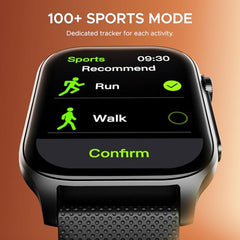 boAt Ultima Ember smartwatch with 1.96” AMOLED Display, AOD, Personalized Fitness Nudges, Functional Crown,100+ Sports Modes, Create Your Own Watchface, smartwatch for man and Woman (Steel Black)
