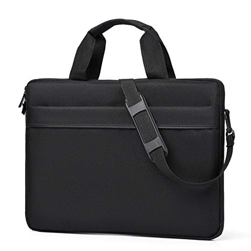 MOMISY Unisex-adult Laptop Bag for Men & Women I Office Bags I Travel Bags I Carry Handles with Adjustable Strap (14.1 inch, Black)