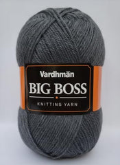 Vardhman BigBoss Knitting Yarn – 200g Ball, 575m, 84% Acrylic + 16% Nylon, 3-Ply DK Weight, Soft & Durable Wool for Knitting, Craft, babywear, blanket, winter wear; threads for crochet hook needle - Boss-15 - Cream