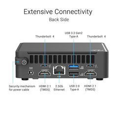 ASUS NUC 15 Pro Barebone Kit | Agent Computer, DIY Mini PC, 3Y Warranty