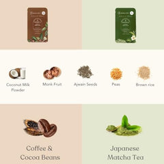 Earthful Honest Plant Protein - Assorted Pack | Daily Use Sachet Pack of 5 | For Weight Management, Energy, Muscle Support & Recovery | 24g Protein Per Serving | Made With Pea & Brown Rice
