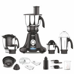 Vidiem Vstar Adc Blu Mixer Grinder 717 A|750 Watts|5 Jar In-1 Juicer|5 Leakproof Jars With Self-Lock, Wet And Dry, Chutneys & Curries|ABS Body|5 Year Warranty On Motor & 2 Year Product Warranty, Blue