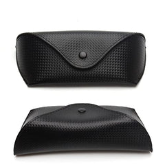 SYGA Leatherite Sunglasses Case For Men And Women Portable Spectacles Pouch, Black