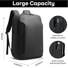 BANGE Durable Business Smart Backpack for Men and Women,can holds 15.6 Inches Laptop Backpack, Waterproof Commute Work Travel Backpack, Flight Carry-On (blue)