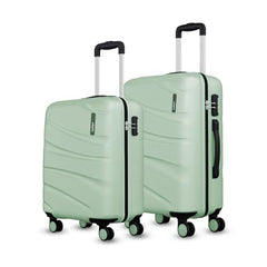 Safari 3Pc Polycarbonate Persia Set-55+65+77 Cms Small, Medium & Large Size (Cabin & Check-in) 8 Wheels Luggage/Speed_Wheel Suitcase/Trolleys (Pearl Blue)