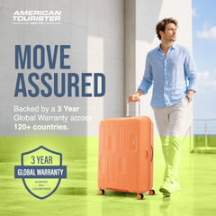 American Tourister 3PC PP Ivy 2.0-8 Wheel, Set (Small + Medium + Large) Hard Suitcase for Travel/Trolley Bag with Combination Lock & Smooth Sliding Double Wheel - Forest Green, 55 Cm, 68 Cm, 79 Cm