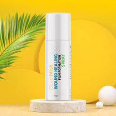 CureMist AYURVEDIC First Aid Wound Spray || Antiseptic, AntiFungal || Patented || Instant Relief to Cuts, Burns, Abrasions & Dry surgical Wounds II Reduced Scarring II Great for Sports Injuries || 100% Ayurvedic Ingredients only || Haldi Palandu Lavanga…