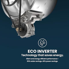 IFB 8 Kg 5 Star, DeepClean® Technology, AI Powered, WiFi, Fully Automatic Front Load Washing Machine (SENATOR MBN 8012 CMS, PowerSteam®, 9 Swirl, Steam Refresh, Inbuilt Heater, Eco Inverter, Mocha)