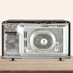LG 28 L Charcoal Convection Healthy Microwave Oven with 301 Auto Cook Menu (MJ2887BIUM, Black, Healthy Heart Recipes, Diet Fry, 360° Motorised Rotisserie & 10 Years of warranty on Charcoal Heater)
