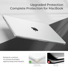 EooCoo Case for Apple MacBook Air 13.6 inch Cover M5 M4 M3 M2 Matte Texture