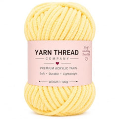 yarn thread company Wool, Plush & Cuddly, Chenille Yarn Supersoft Hand Knitting Wool Ball, (1 Ball/100 Gram Each) Ball Suitable for Craft, Babywear, Baby Blankets, (Parrot Green)