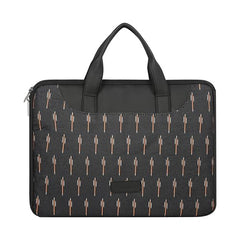 Tabelito Laptop Sleeve Bag 13" to 15.6 inch for Women Jute and Vegan Leather Office Everyday Handbags