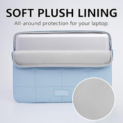 Linpr Puffy Laptop Sleeve 15-16 Inch, Laptop Carrying Case, Matte Blue
