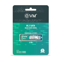 EVM 1TB M.2 SATA SSD 2280 | Internal SSD | Up to 550MB/s Read 370MB/s Write | Laptop Desktop Upgrade Storage | 5 Year Warranty (EVMM2/1TB)