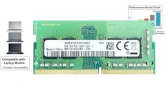 8GB DDR4 Laptop RAM for Samsung 3200MHz PC4-25600 (PC4-3200AA) 1Rx8 Single Rank 260-Pin SODIMM Memory Module M471A1K43DB1-CWE