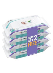 Himalaya Nature Touch Water Wipes for Baby's Sensitive Skin | 72NxPack of 3 | With Organic Coconut Oil | 99% Pure Water | 100% Plant-Based Biodegradable Wipes