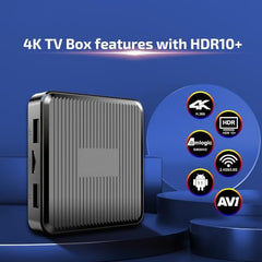 AUSHA X96Q Mini PC Box with Allwinner H313 Quad-Core, 2GB RAM, 16GB Storage, HDMI Output, Dual USB, TF Card Slot, WiFi | Android 10 Based Android PC Box